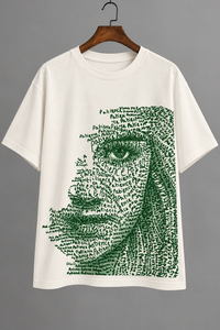 SELINX Reality Check Off-White Oversized T-Shirt view 3
