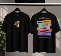 CLOTHE YOURSELF Oversized Tee — Black view 4