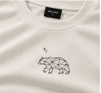 WILD BLOOM Oversized Tee — Off White view 3